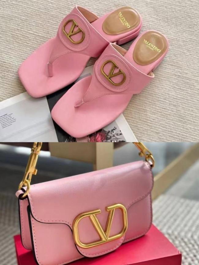 Fashion Slipper with Bag Set #VAL