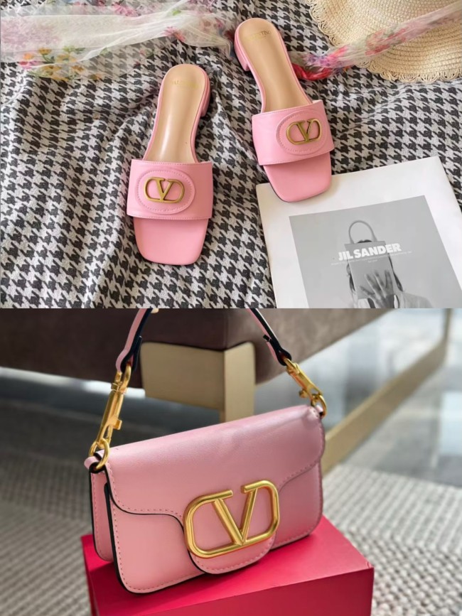 Fashion Slipper with Bag Set #VAL