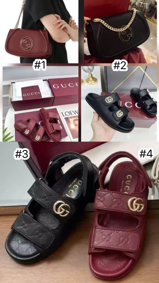 Fashion Sandals with Bag Set #GUI