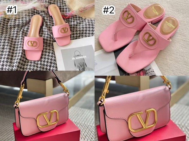 Fashion Slipper with Bag Set #VAL