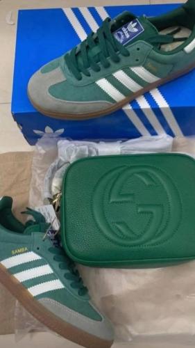 Fashion Green Shoes with Bag Set #AD #GUI