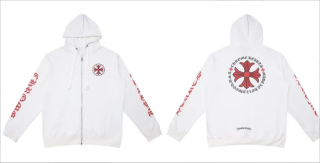 Fashion Chrome Heart  Jacket with Tags #NOO