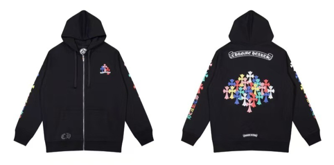 Fashion Chrome Heart  Jacket with Tags #NOO