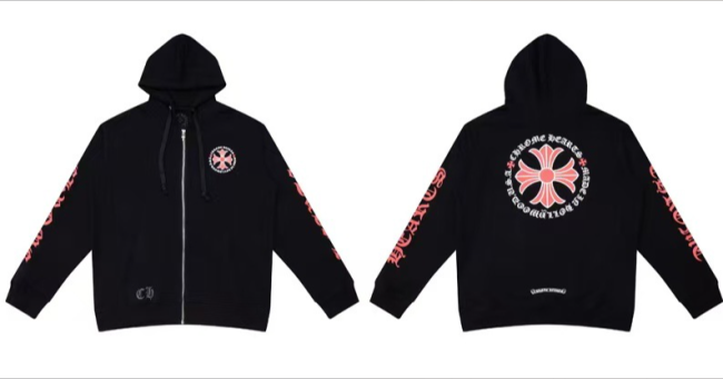 Fashion Chrome Heart  Jacket with Tags #NOO