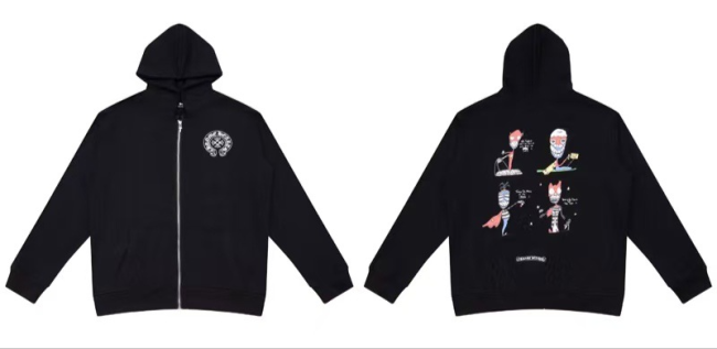 Fashion Chrome Heart  Jacket with Tags #NOO