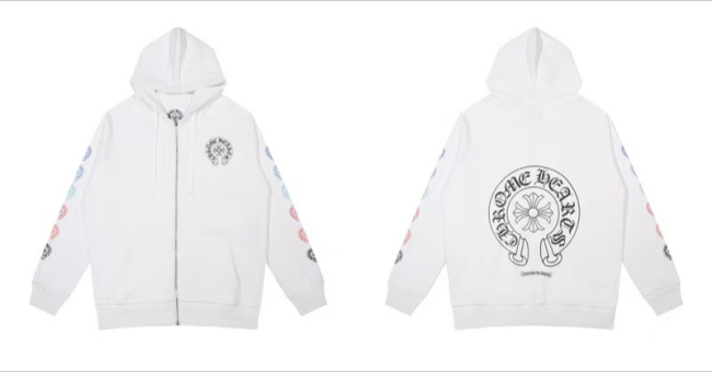 Fashion Chrome Heart  Jacket with Tags #NOO