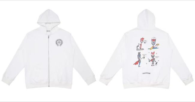 Fashion Chrome Heart  Jacket with Tags #NOO