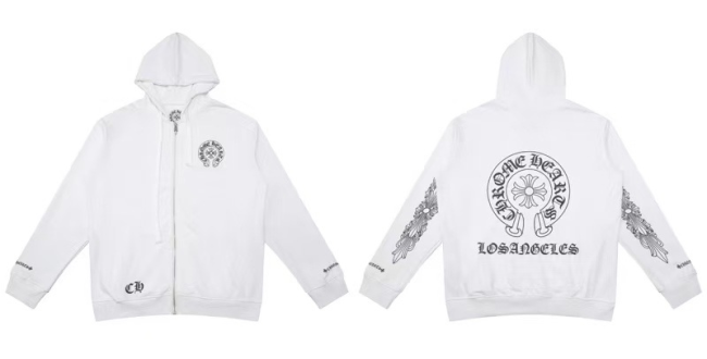 Fashion Chrome Heart  Jacket with Tags #NOO