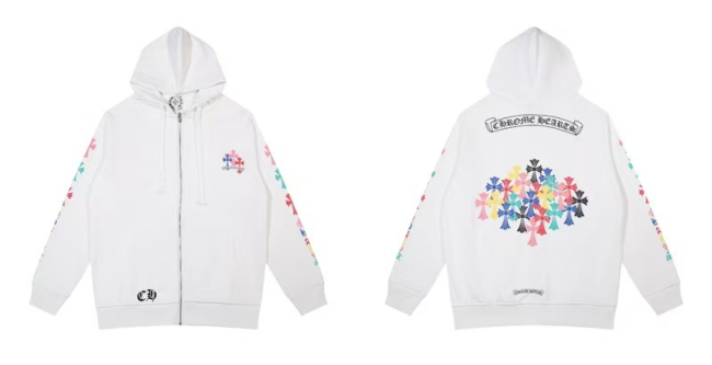 Fashion Chrome Heart  Jacket with Tags #NOO