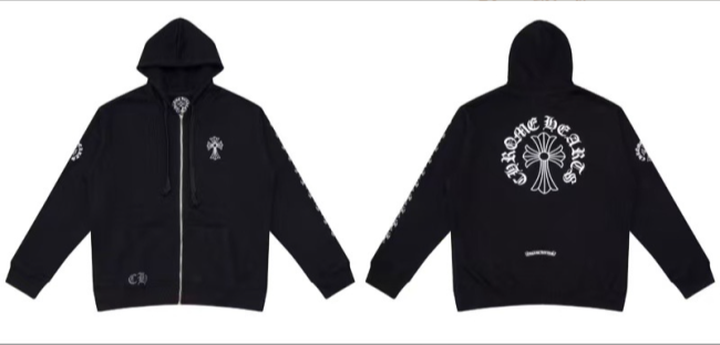 Fashion Chrome Heart  Jacket with Tags #NOO