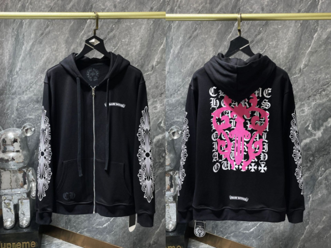 Fashion Chrome Heart  Jacket with Tags #NOO