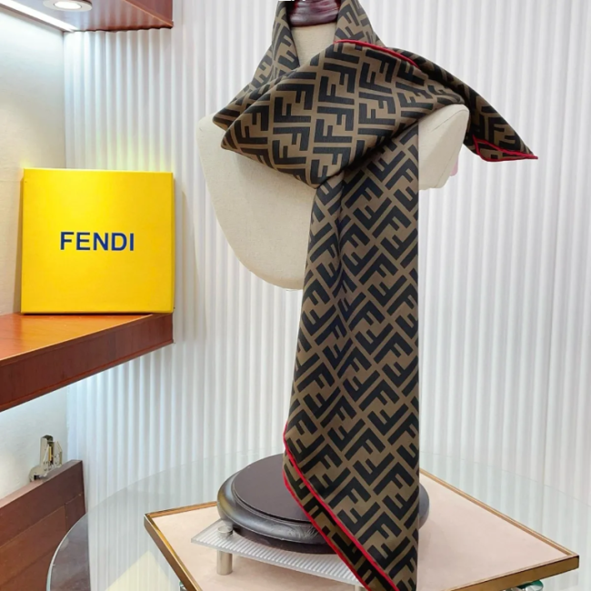 Fashion Silky Scarf with Tags Size 90*90 #FEI