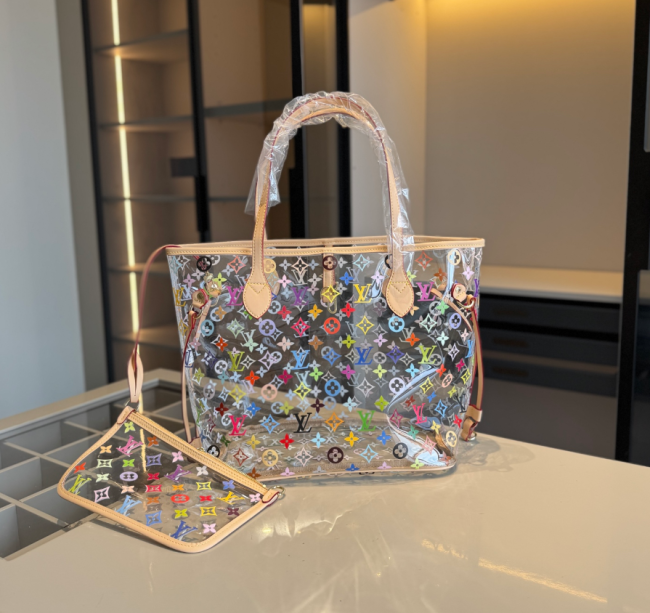 Transparent Tote Bag No Box #LOV