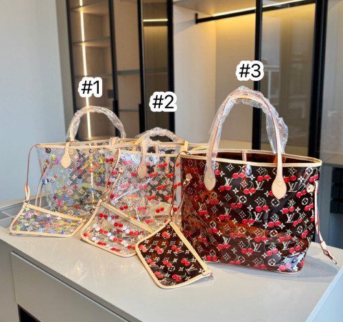 Transparent Tote Bag No Box #LOV