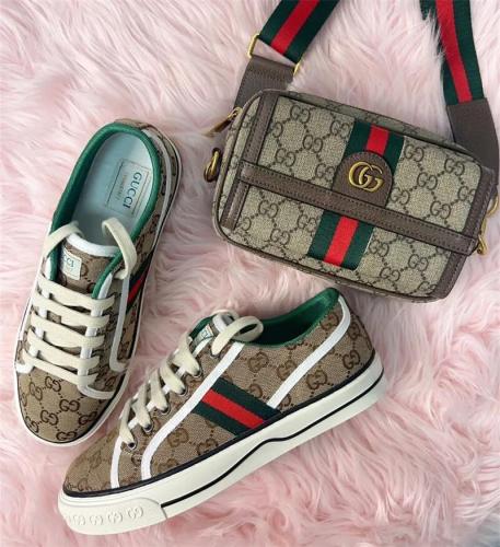 Fashion Shoes with Bag Set #GUI