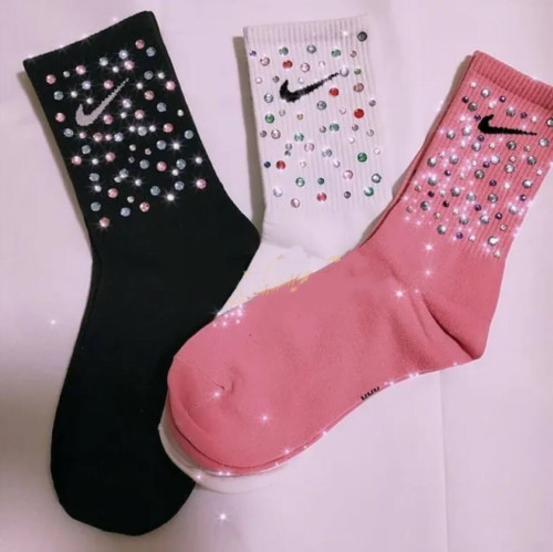 Wholesale Fashion Sport Socks with diamond #NIK