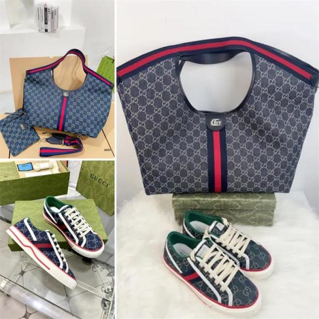 Fashion Shoes with Bag Set #GUI