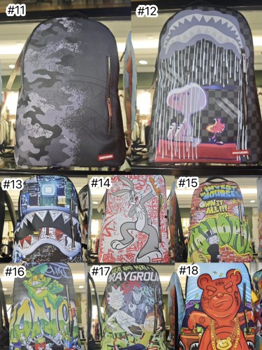  High Quality SprayGround BookBag with Tags #NOO