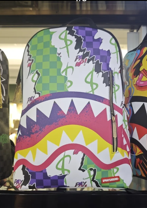 High Quality SprayGround BookBag with Tags #NOO