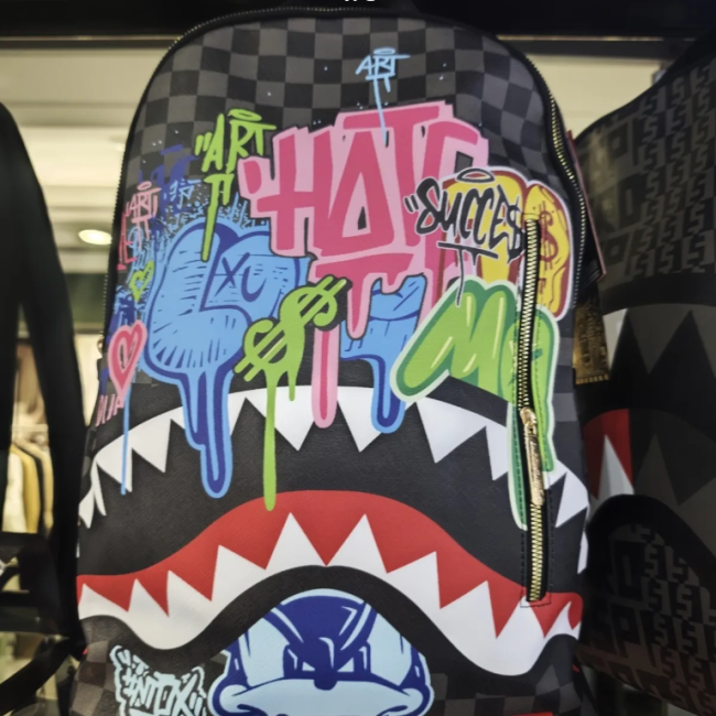 High Quality SprayGround BookBag with Tags #NOO