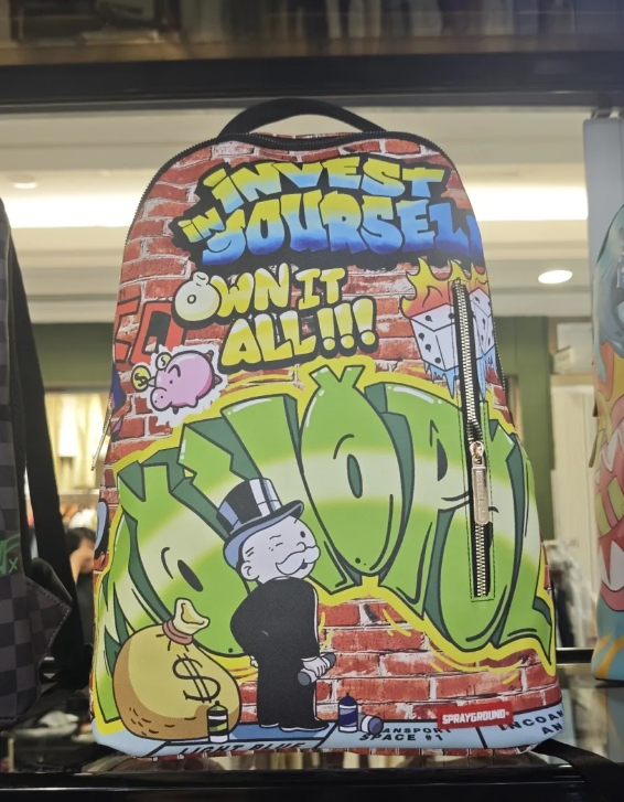  High Quality SprayGround BookBag with Tags #NOO