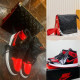 Fashion Red Sports Shoes with Bag Set #LOV #NIK