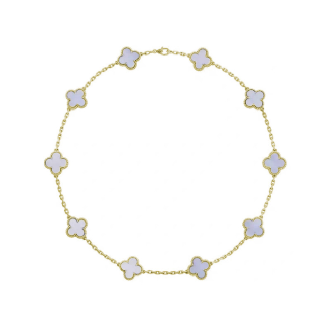 Quality Van Cleef Necklace with Box #NOO