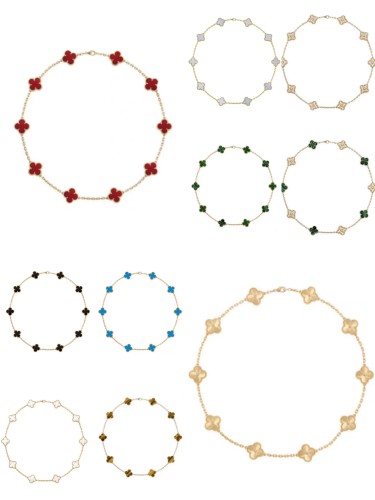 Quality Van Cleef Necklace with Box #NOO