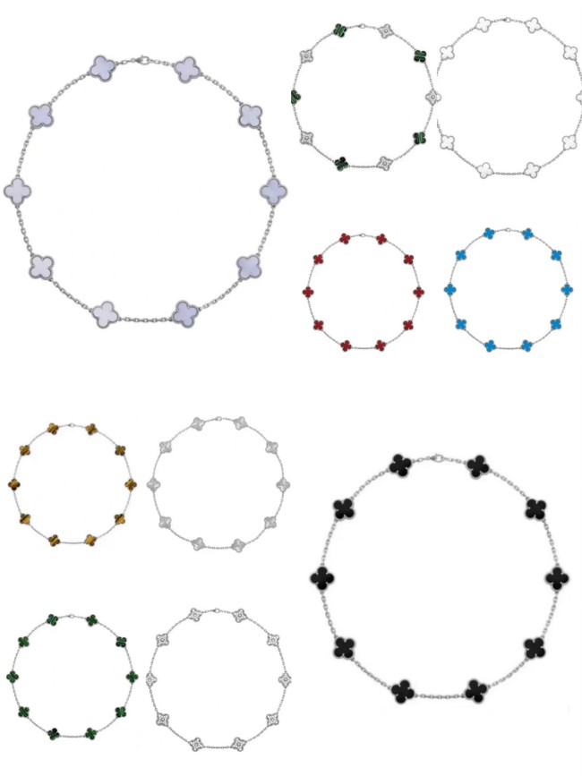 Quality Van Cleef Necklace with Box #NOO