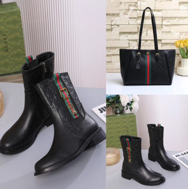 Fashion Boots with Bag Set #GUI