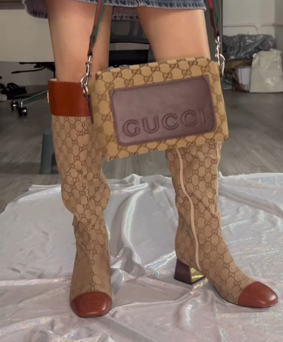  Fashion Boots with Bag Set #GUI