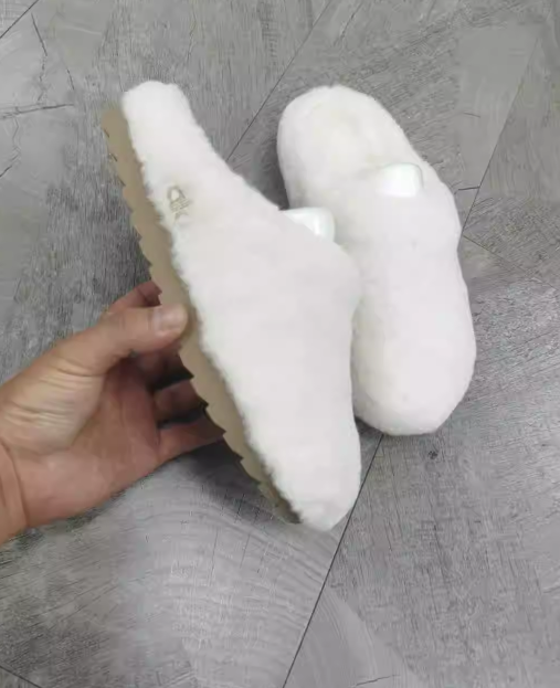 Fashion Alo Furry Slides with Box #ALO