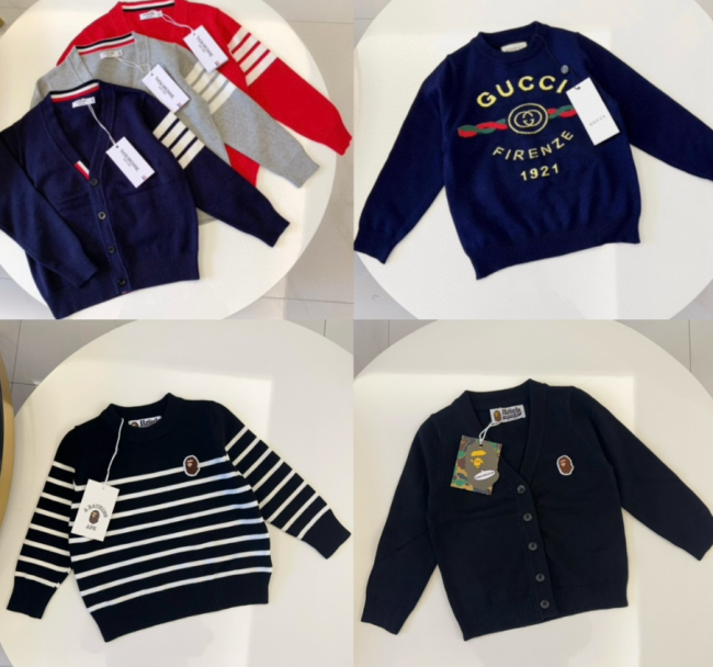 Kids Designer Sweaters with Tags