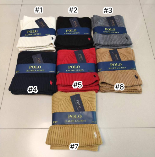 Polo Scarf with Hat Set #POL