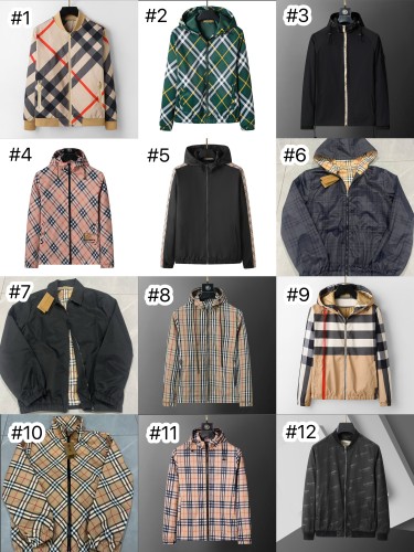 Fashion Men's Jacket with Tags M-3XL #BUR