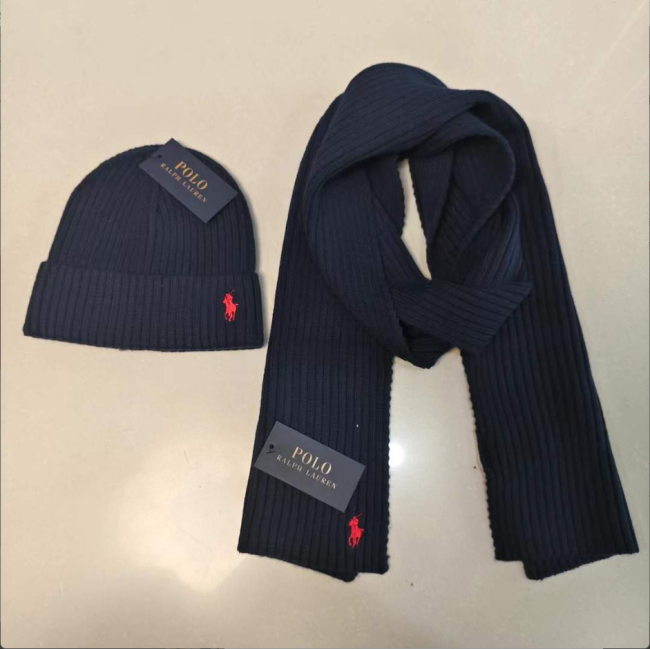 Polo Scarf with Hat Set #POL