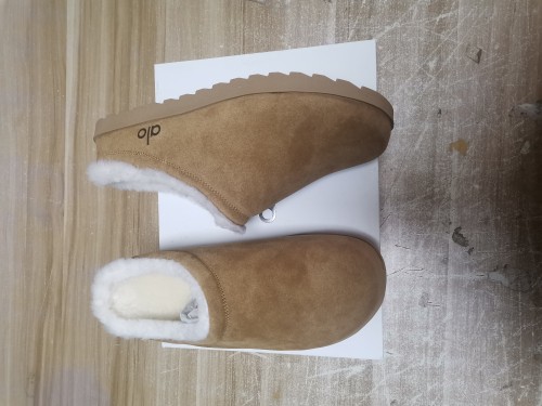 Fashion Alo Furry Slides with Box #ALO