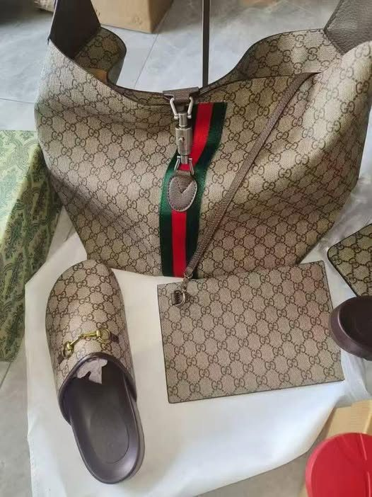 Fashion Shoes with Bag Set #GUI