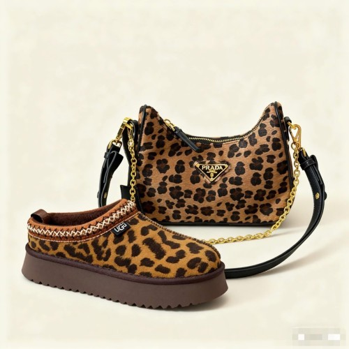 Fashion Shoes with Bag Set #UG