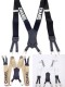 Women Elastic Logo Suspenders #CHN