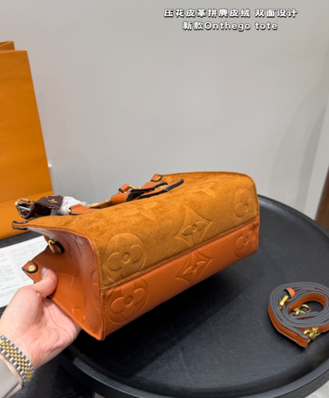 Women Fashion Suede Tote Bag No Box #LOV