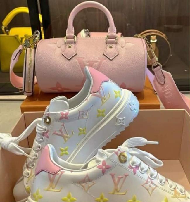 Fashion Shoes with Bag Set #LOV