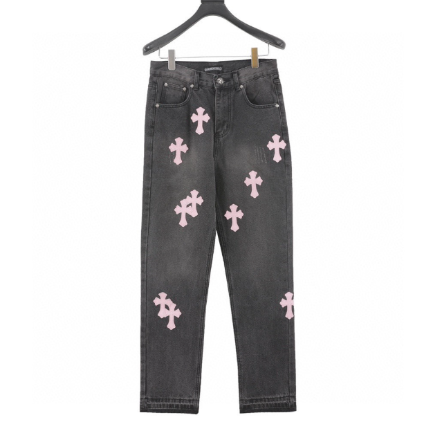 Fashion Chrome Jeans with Tags #NOO