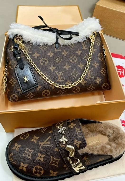 Quality Shoes with Bag Set #LOV