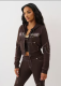True Religion Embroidered Women Sweatsuit Set #NOO