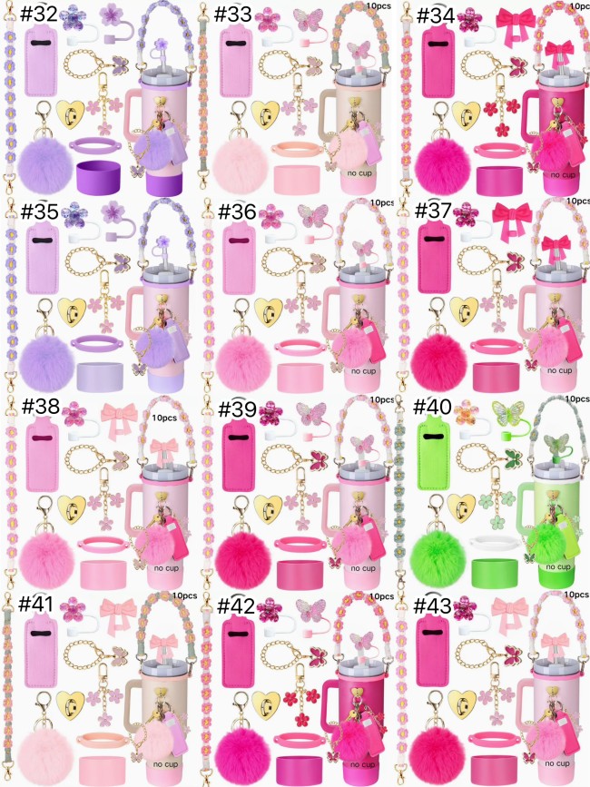 Cup Accesorry 10 pcs Set #NOO