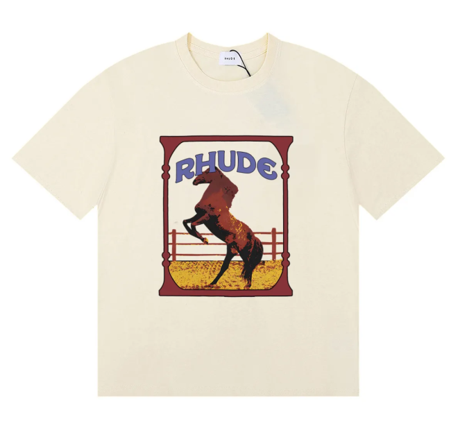 Rhude Shirt with Tags Cotton Material #NOO