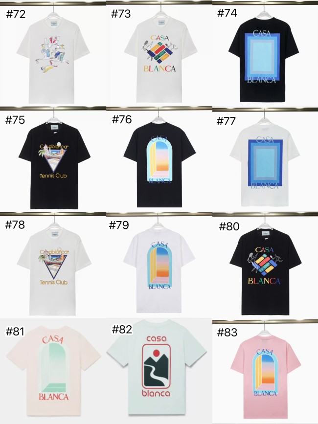 Casablanca T shirt with Tags Cotton Material #NOO