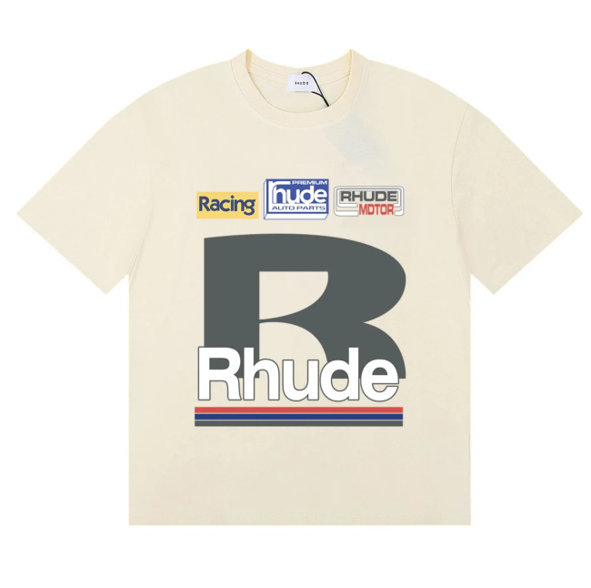 Rhude Shirt with Tags Cotton Material #NOO