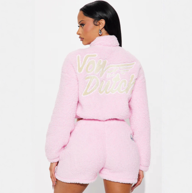 Vondutch Furry Shorts Set #NOO